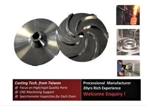 Investment Casting Alloy Steel Pump Impeller