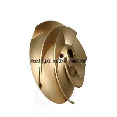 Customized Lost Wax Bronze Water Pump Brass Impeller