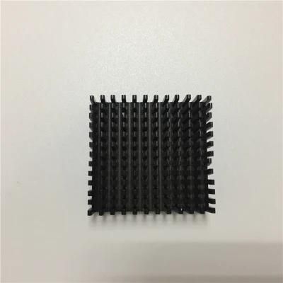 Custom CNC Precision Cooler Aluminium Black Anodized Forging Heatsink