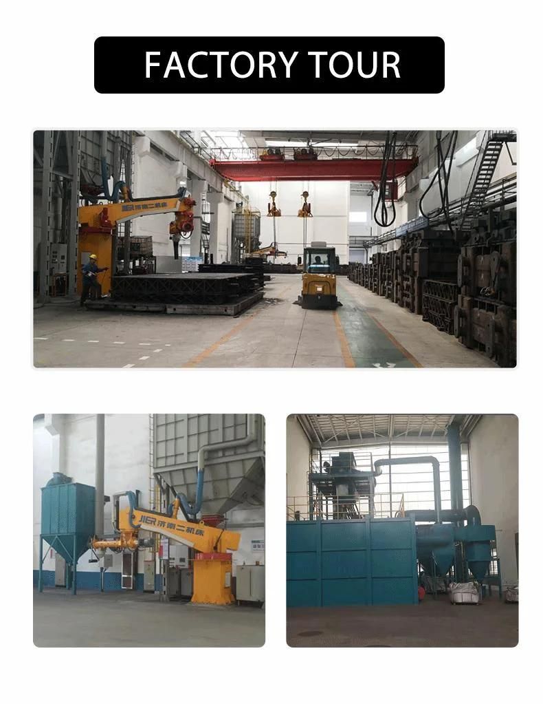 China Ductile / Gray Iron Stand Foundation Plate Drilling Machine Tool CNC Gantry Double Column Milling Machine Base Bed Casting Parts