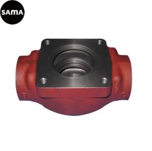 OEM Ductile Iron Valve Body Sand Casting with Machining, Painting