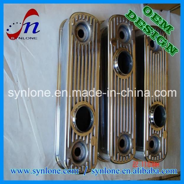 Aluminum Die Casting Painted Blue Rocker Cover for Auto Parts