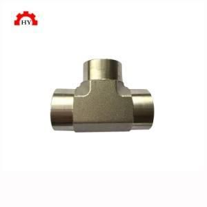 6000psi Tee Stainless Steel Tee Stainless Steel Copper Threaded Pipe Fittings