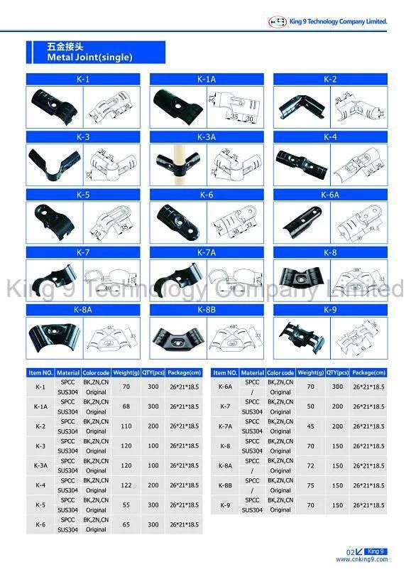 Iron Fitting/Metal Joint for Lean System /Auto Parts (K-14)