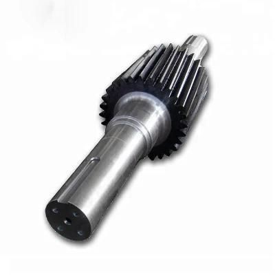 Rotary Kiln Machining Shaft/Forging Steel /Cement Mill Steel Spur Helical Gear Shaft