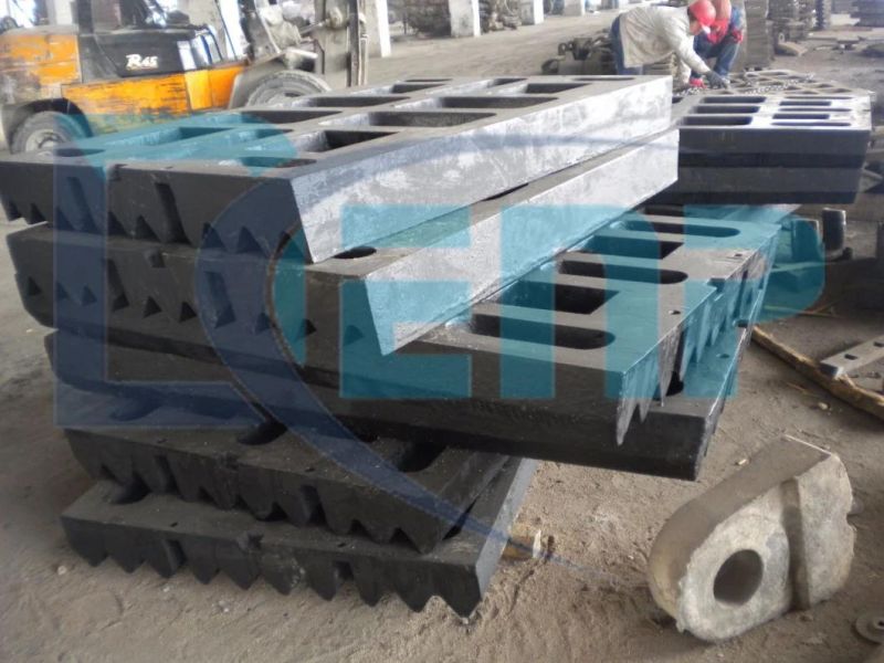 High Manganese Steel Casting Crusher Jaw Plates