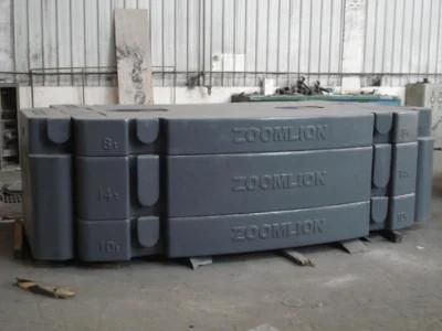 OEM Gray Iron Casting, Sand Casting, Crane Counterweight