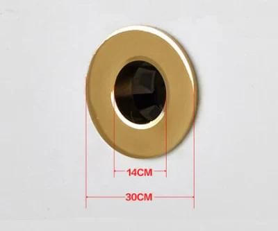 Bathroom Round Gold Sink Top Style Wash Basin Bathroom Luxury Bathroom Sink