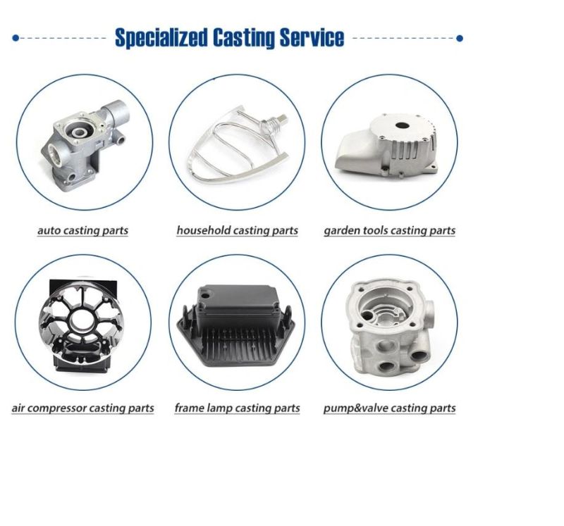 ADC10/ADC12/A380/A360/A356/Aluminum Die Casting for Motor Covers