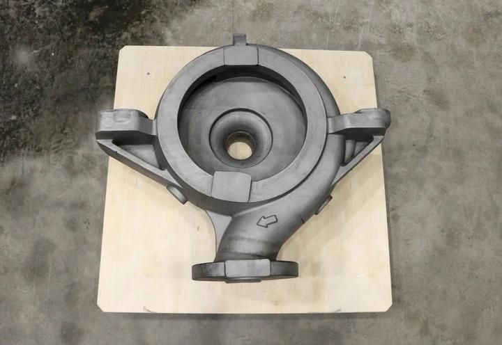 Pump Body Shot Blasting Water Glass Investment Sand Casting Stainless Steel Pump Parts