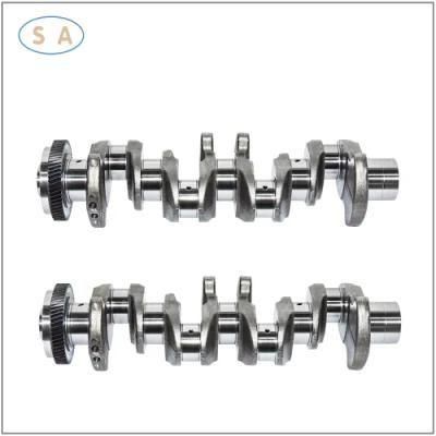 OEM Steel Forging Engine Spare Parts Excavator Crankshaft