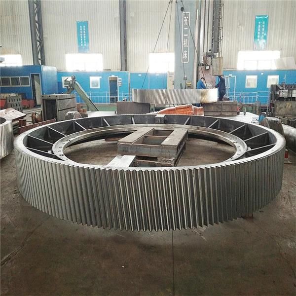 Large Casting Parts Cement Ball Mills Gear Ring with 15m Diameter