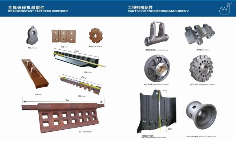 Spare Parts for Metal Shredder Pin Protector Hammer Manufacture