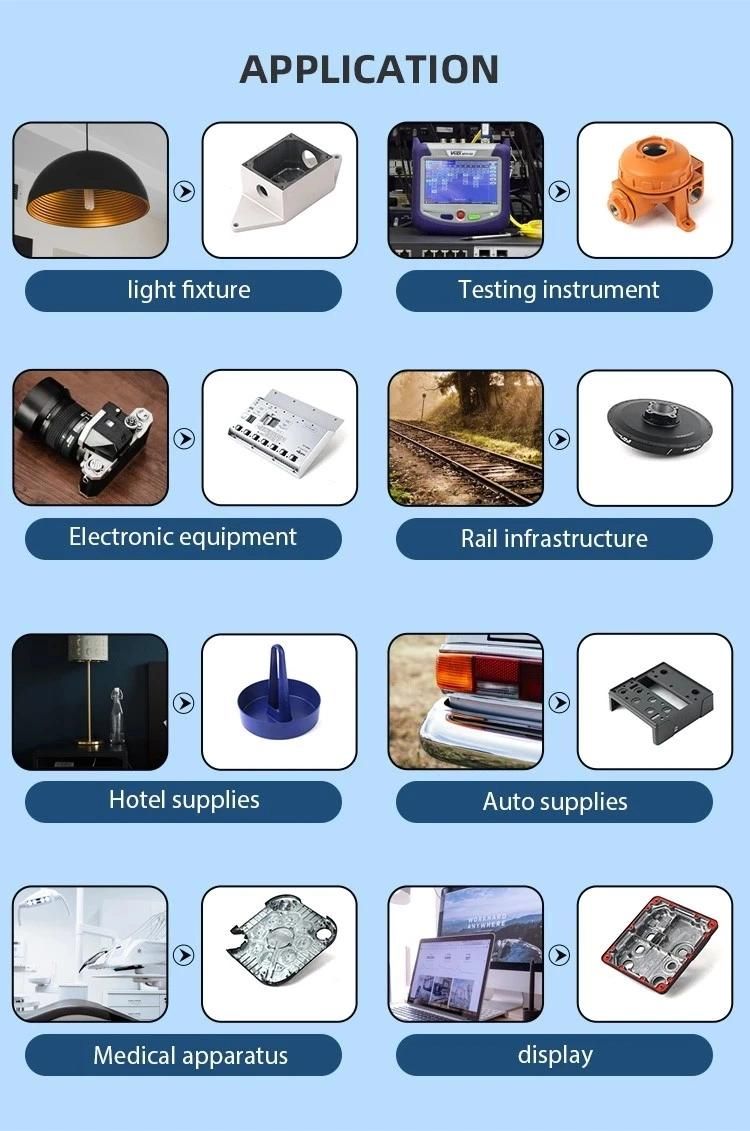 High Precision Aluminum Casting Automobile Parts ISO Aluminium Alloy Die Casting Car Castings