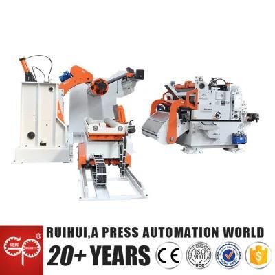 Short Size Uncoiling Wire Decoiler, Straightener, Feeder 3 in 1 Machine