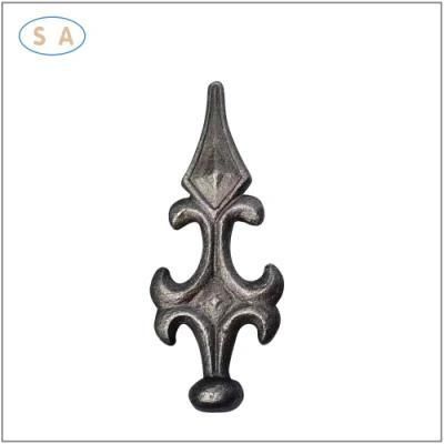OEM Ornamental Assembled Safety Fence Gate Accessories Cast Iron Fencing Spearheads for ...