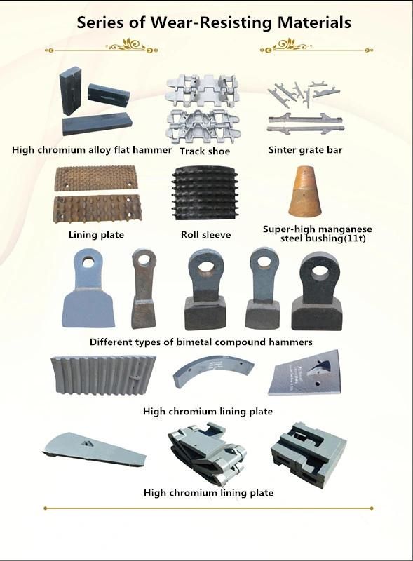 Impact Crusher Spare Parts/Crusher Liner Board/Lining Plate