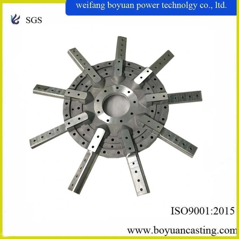 Metal Mold Lower Pressure Casting Aluminum Fan Blade and Centrifugal Blower Fan Impeller and Wheel Hub