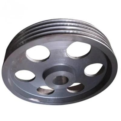 Custom Manufacture Sand Casting Cast Iron Pulley Flywheel