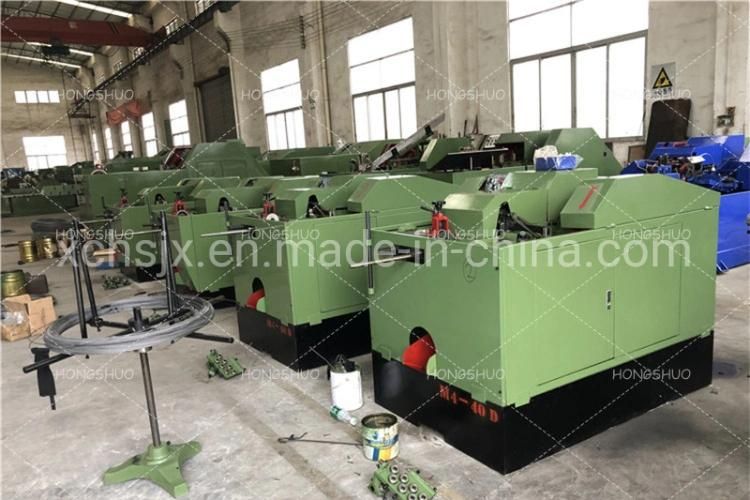 One Station 1- Die-2 Blow Cold Forging Heading Machine for Screw Making with Thread Rolling Machine