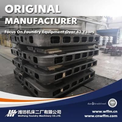 Cast Iron Mould Box Assembly 1000X1000X250 and Pallet Car Top