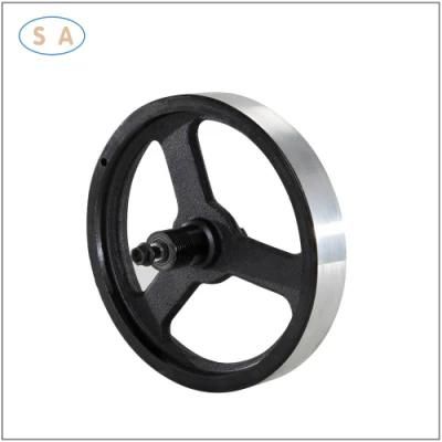 Sand Cast Foundry Iron Casting Flywheel with Customized Service