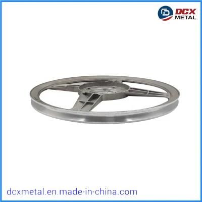 High Precision CNC Machining Large Diameter Aluminum V-Belt Pulley