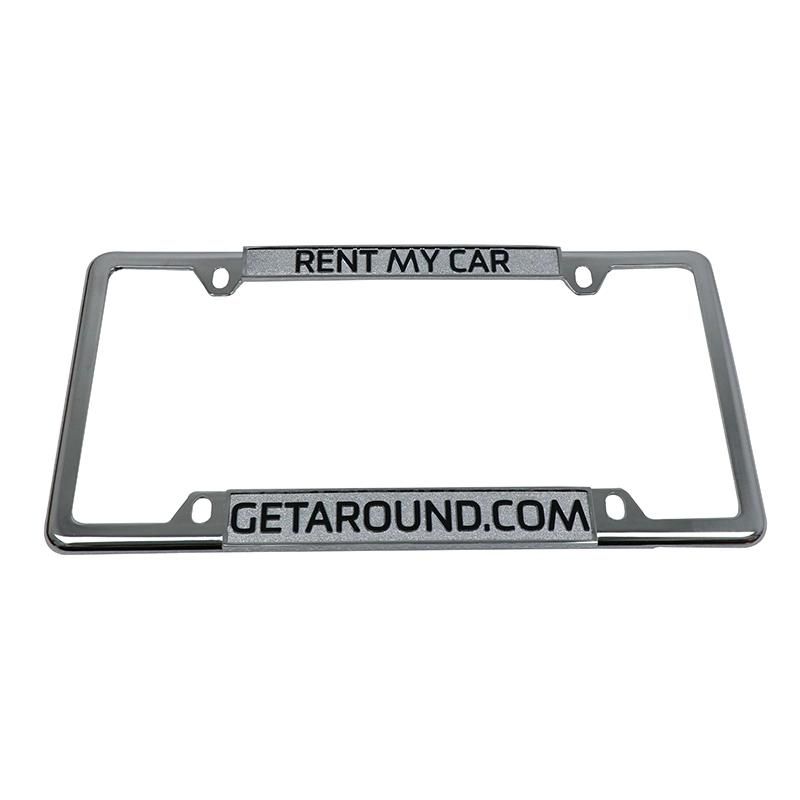 OEM Zinc Die Casting European Car License Plate Frames Auto Accessory