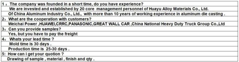 Aluminum Alloy Die Cast Manufacturers Directly Supply Car Parts Auto Spare Parts Truck Parts Auto Accessories