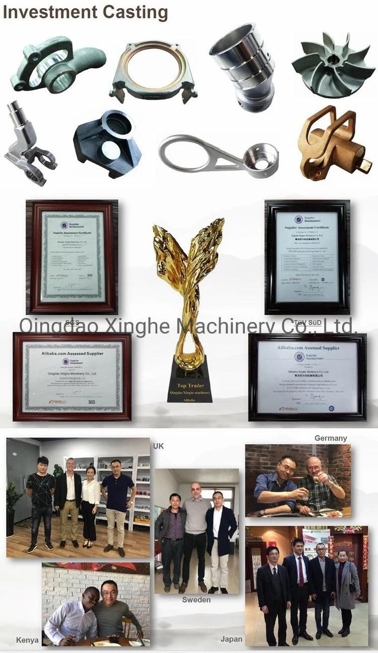 OEM Carbon Steel Lost Wax Casting Machinery Parts with Polishing