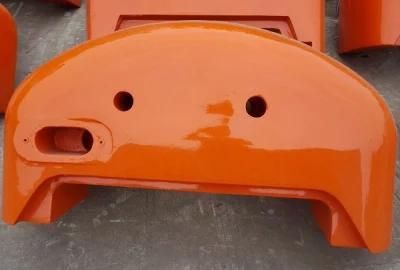 OEM Iron Casting, Sand Casting, Counter Weight for IC Forklift Truck