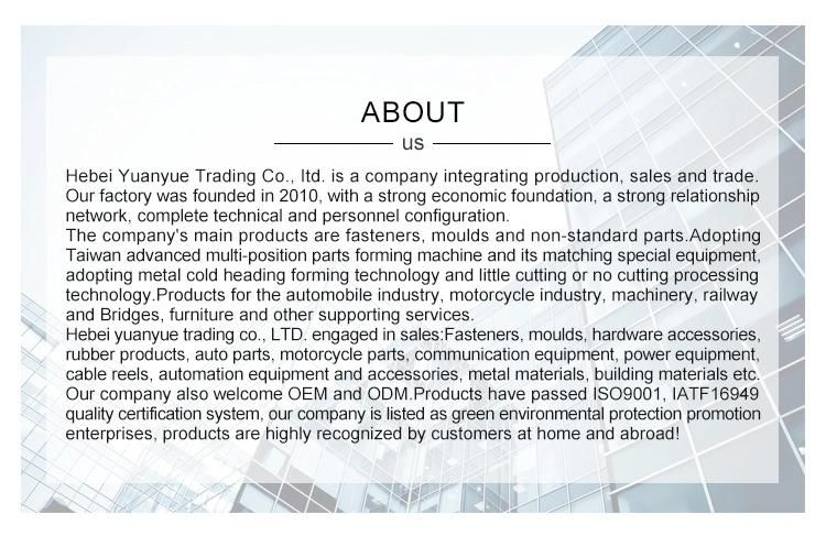 Factory Sales Non-Standard and Standard Bolts and Screw