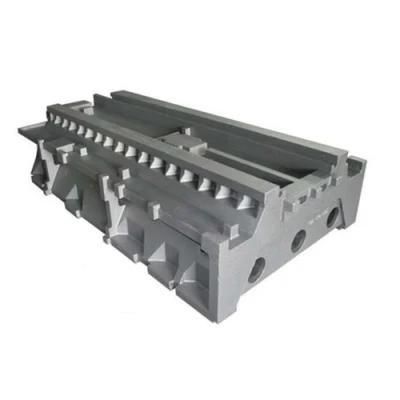 Monoblock Cast Iron Bed for Double Column Gantry Machine Casting