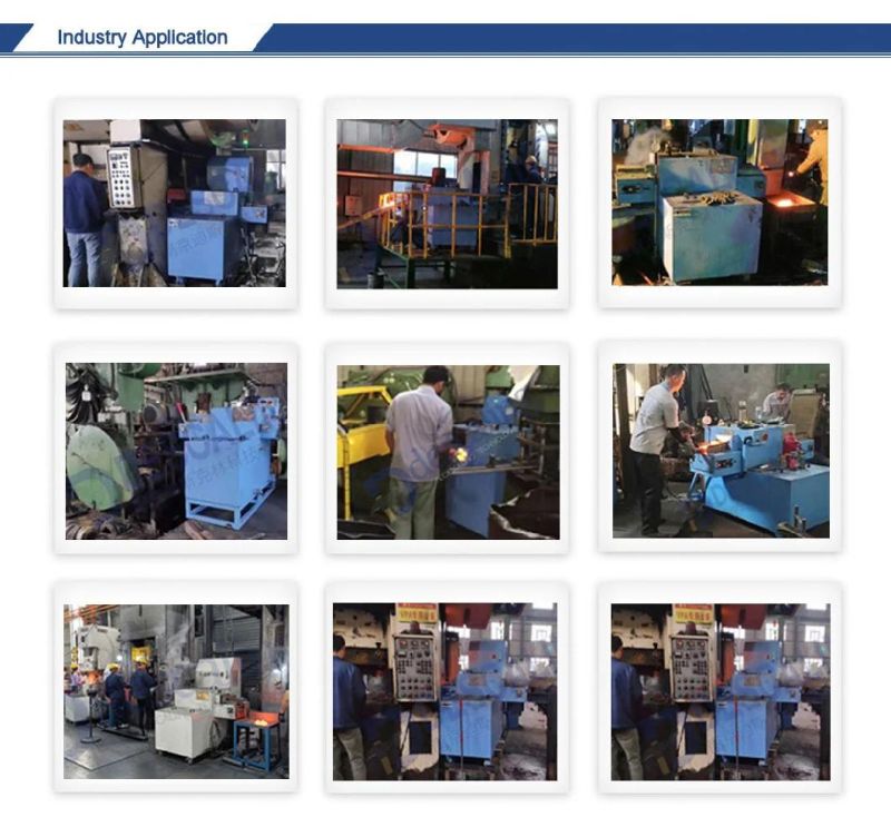 Transmission Drive Shaft Forge Hardware Induction Forging Furnace Customized Robot Loading and Unloading Device Fully Automatic Rust Removal Descaling Machine
