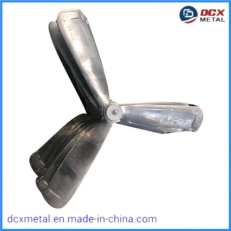 High Precision OEM ODM Custom Metal Electric Motor Air Conditioner Aluminium Fan Blade