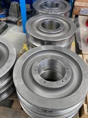Steel Casting Gear Wheel/Flywheel/Pulley Wheel/Railway Wheel/Sprocket Wheel/Train ...