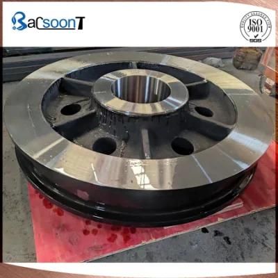 Customized Steel Casting Scored Pulley with Precision Machining