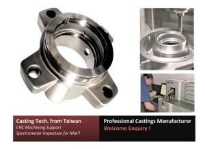 Stainless Steel Casting Plus Machining Machinery Parts