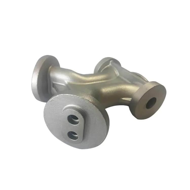 Densen Customized Stainless Steel Silica Sol Investment Casting Machined Water Filter Diverter