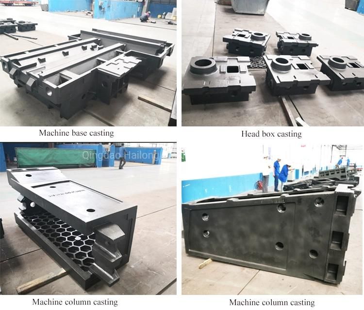 Factory Made OEM Resin Sand Casting Machine Tool Bed Cast Iron CNC Machine Base Lathe Casting