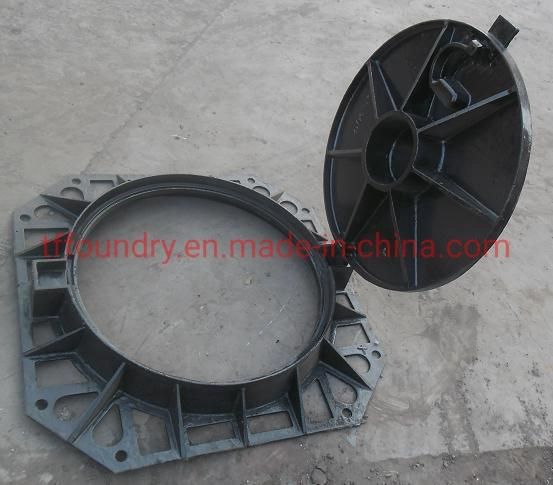 China Factory Sii Clear Opening 600mm Cement Filled Manhole Covers