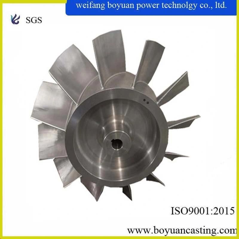 Lower Pressure Casting Ventilation System Fan Aluminum Impeller