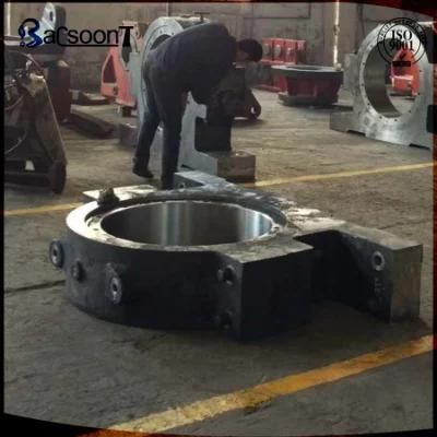 Sand Casting Heavy Steel Bearing Chock/Bearing Seat with Precision Machining