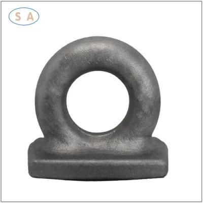 OEM Forged Steel Galvanized Rectangular Base Deckplate Eyebolt