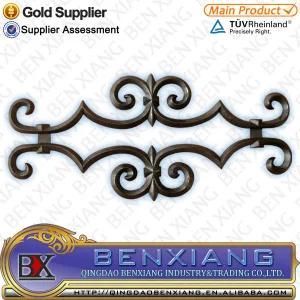 Surface Treatment Sandblasted Wrought Iron Fencing Panels