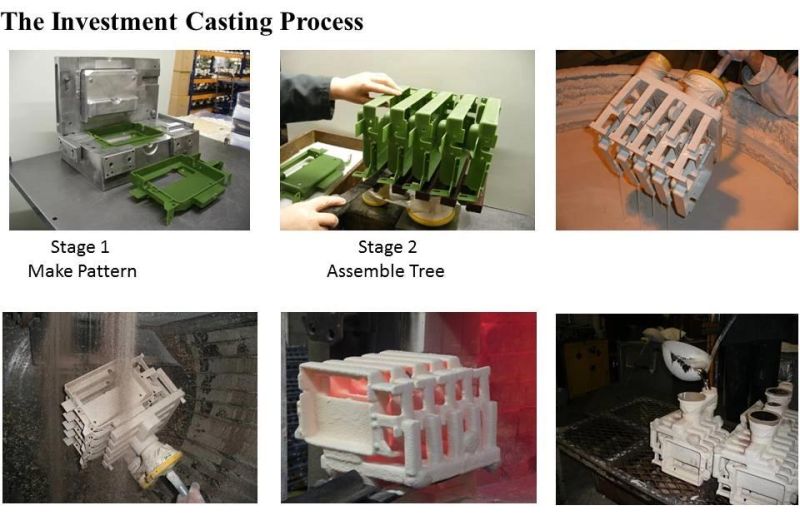 Custom Machinery Parts Stainless Steel Lost Wax Cast Investment Casting