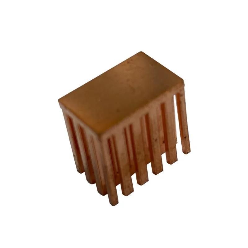 New Product OEM/ODM Pin Fin Copper Cold Forging Small Heatsink