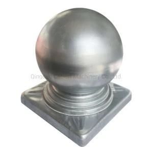 Customized 304 Stainless Steel Casting Round Hand Rail Mounting Parts