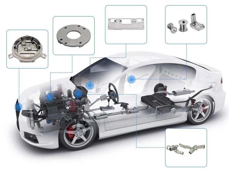 Aluminum Foundry OEM Custom Die Casting and CNC Machining Auto Car Parts