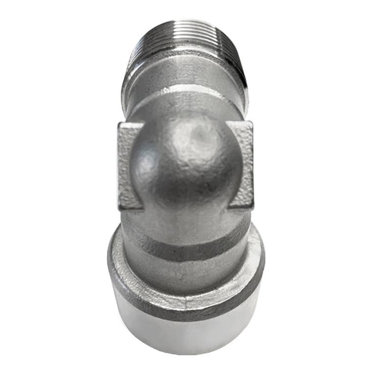 PED Sanitary Investment Casting Stainless Steel Elbow Pipe Fitting Lost Wax Casting with Polish